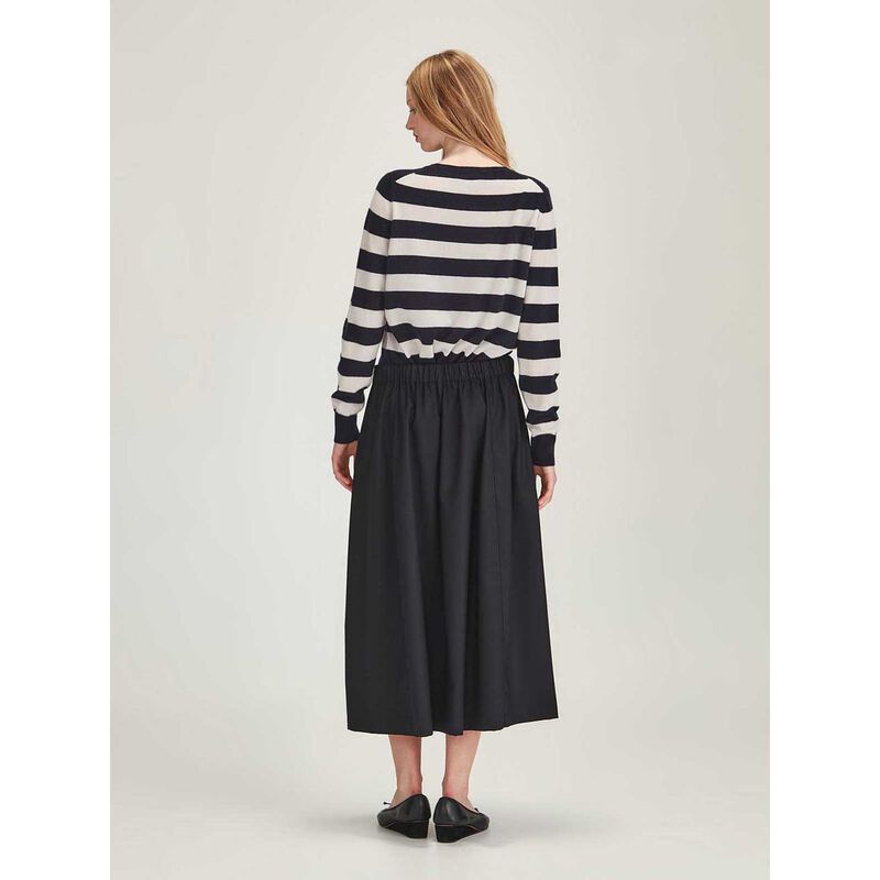 Caroline Sills Eleanor Striped Cashmere Sweater image number 1